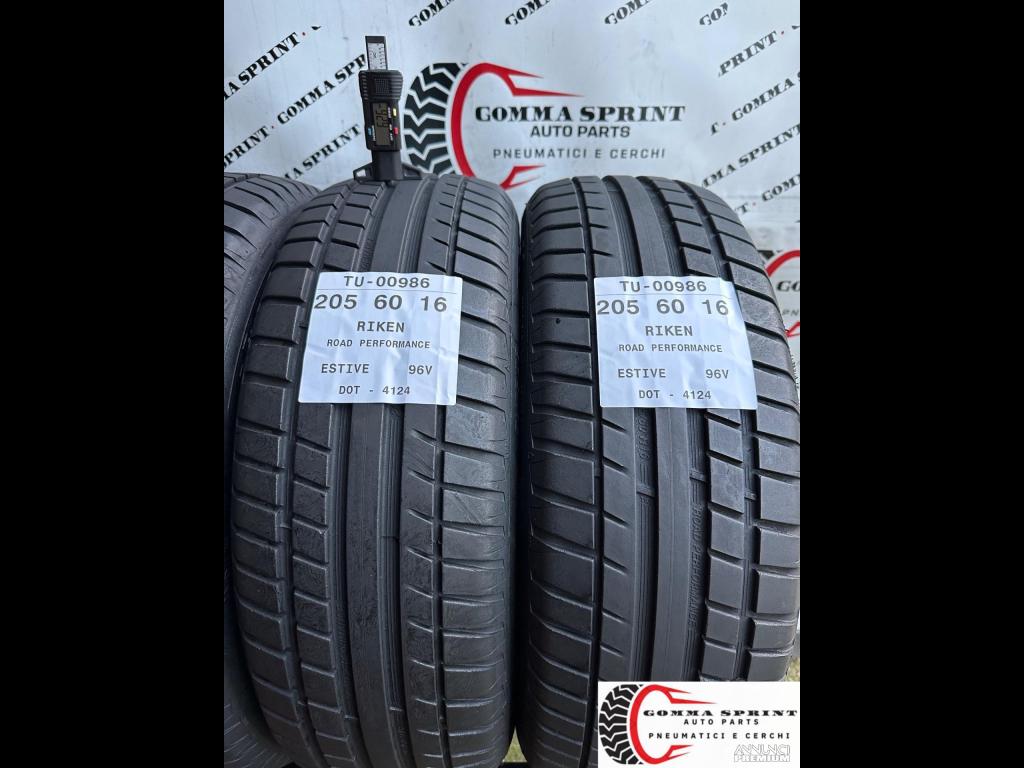 4 PNEUMATICI 205/60 R16 RIKEN ESTIVE - 5/11