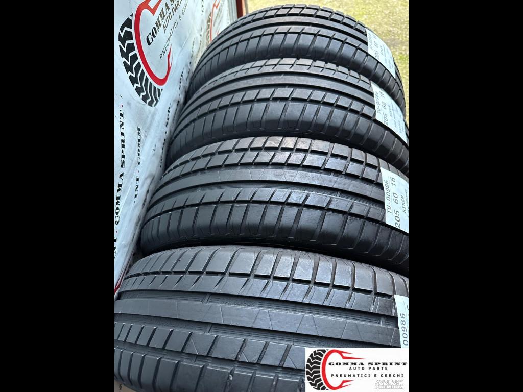 4 PNEUMATICI 205/60 R16 RIKEN ESTIVE - 10/11