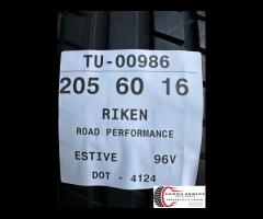 4 PNEUMATICI 205/60 R16 RIKEN ESTIVE - 11