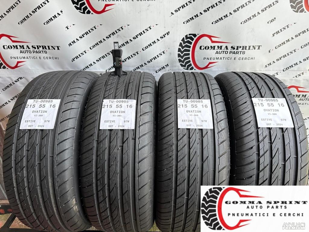 4 PNEUMATICI 215/55 R16 OVATION ESTIVE - 1/11