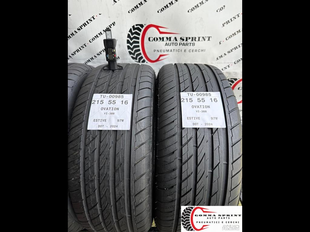 4 PNEUMATICI 215/55 R16 OVATION ESTIVE - 5/11
