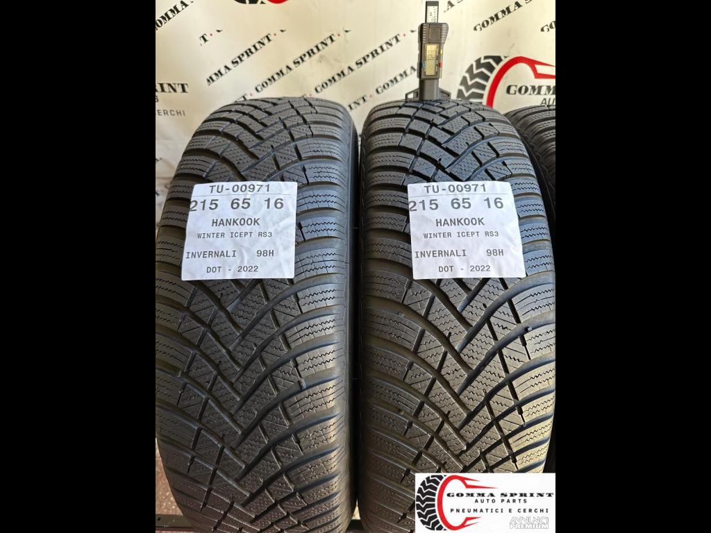 4 PNEUMATICI 215/65 R16 HANKOOK INVERNALI - 3/11