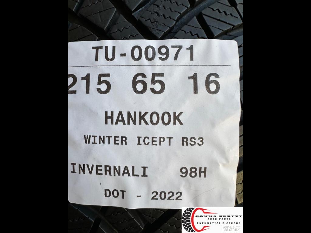 4 PNEUMATICI 215/65 R16 HANKOOK INVERNALI - 11/11