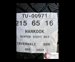 4 PNEUMATICI 215/65 R16 HANKOOK INVERNALI - 11