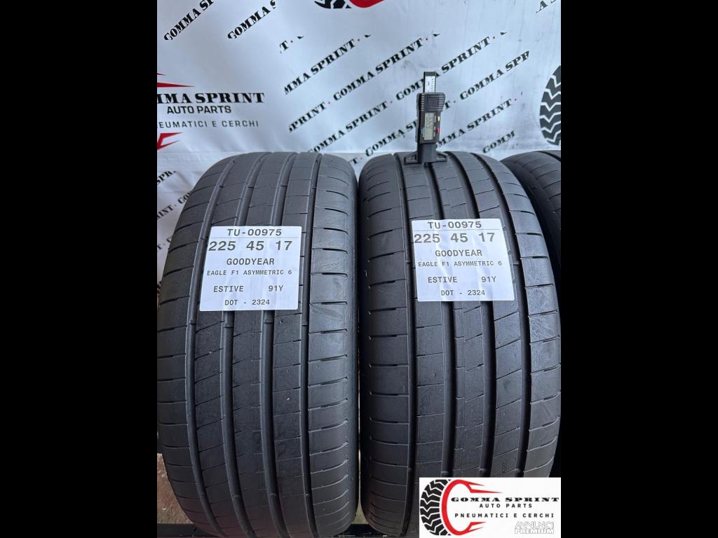 4 PNEUMATICI 225/45 R17 GOODYEAR ESTIVE 75% - 3/9