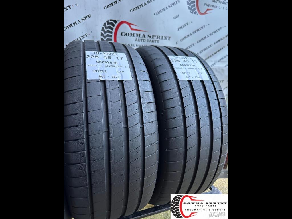 4 PNEUMATICI 225/45 R17 GOODYEAR ESTIVE 75% - 7/9