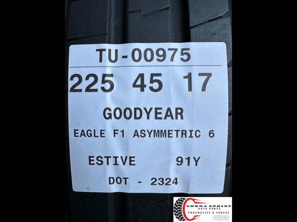 4 PNEUMATICI 225/45 R17 GOODYEAR ESTIVE 75% - 9/9