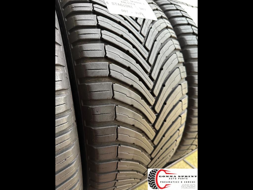 4 PNEUMATICI 225/50 R17 BRIDGESTONE 4 STAGIONI - 8/10