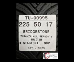 4 PNEUMATICI 225/50 R17 BRIDGESTONE 4 STAGIONI - 10