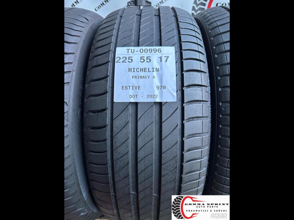 4 PNEUMATICI 225/55 R17 MICHELIN ESTIVE - 2/11