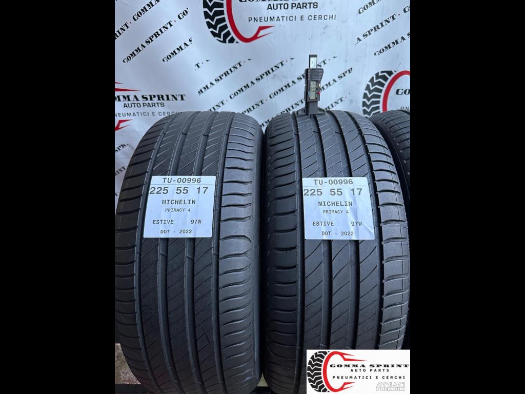4 PNEUMATICI 225/55 R17 MICHELIN ESTIVE - 3/11