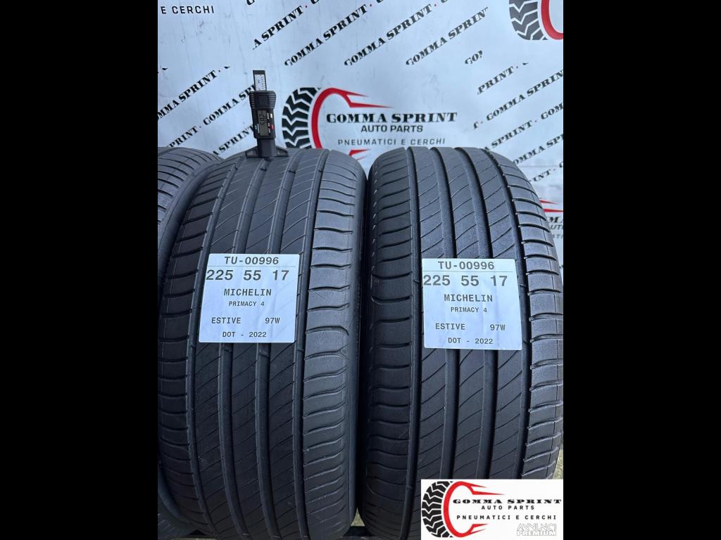 4 PNEUMATICI 225/55 R17 MICHELIN ESTIVE - 5/11