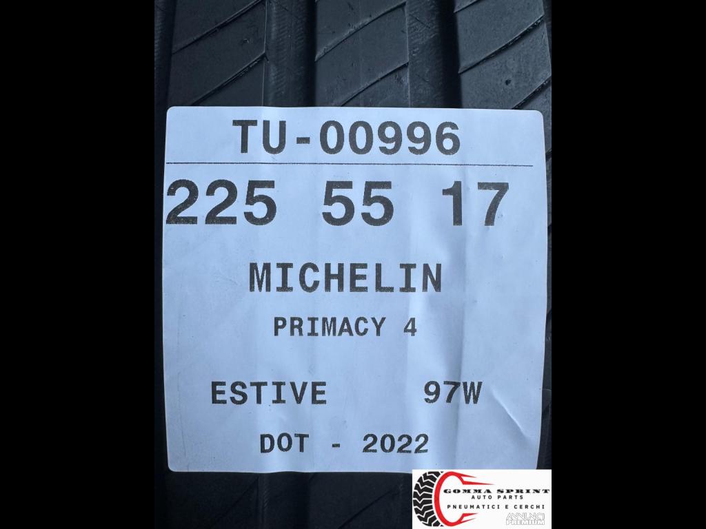 4 PNEUMATICI 225/55 R17 MICHELIN ESTIVE - 11/11
