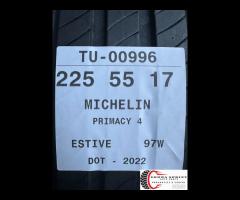4 PNEUMATICI 225/55 R17 MICHELIN ESTIVE - 11