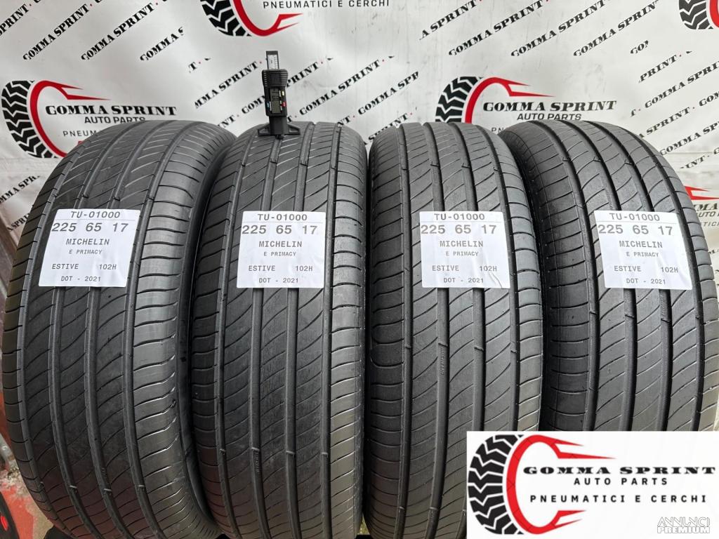 4 PNEUMATICI 225/65 R17 MICHELIN ESTIVE - 1/11