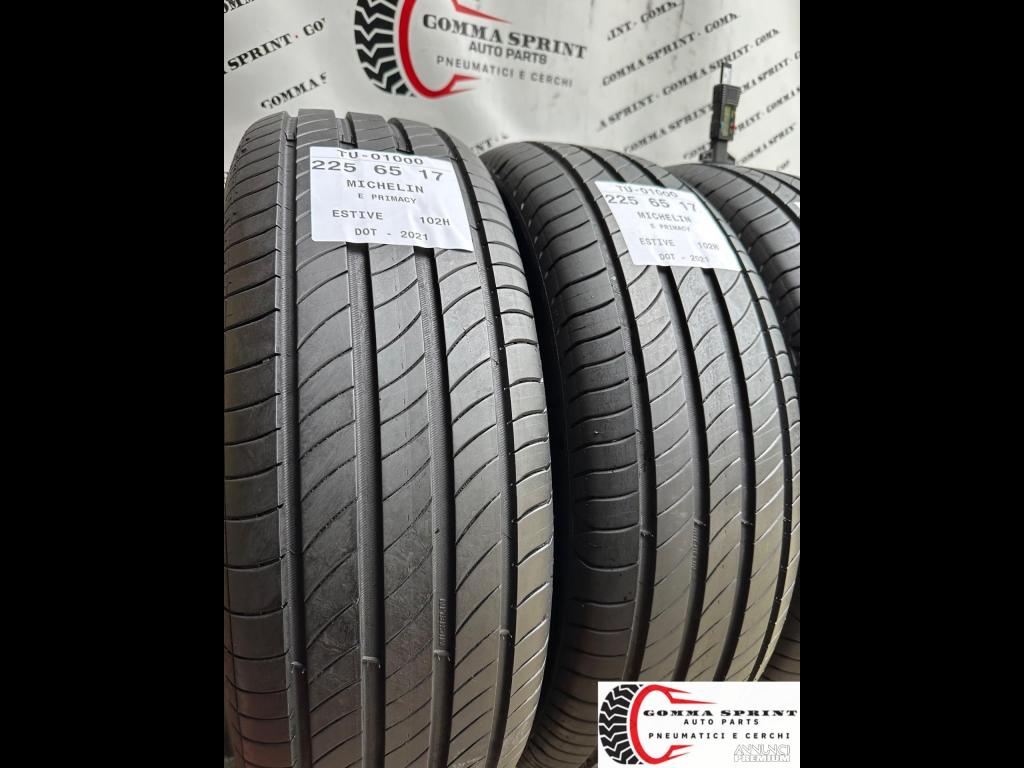 4 PNEUMATICI 225/65 R17 MICHELIN ESTIVE - 8/11