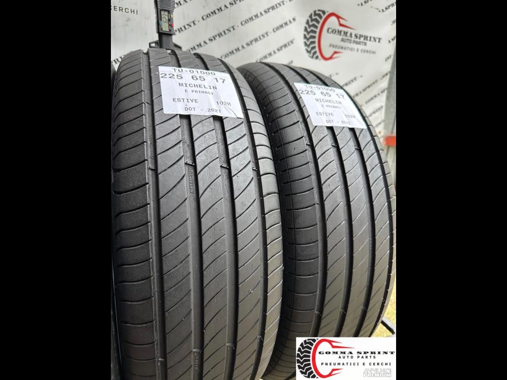 4 PNEUMATICI 225/65 R17 MICHELIN ESTIVE - 9/11