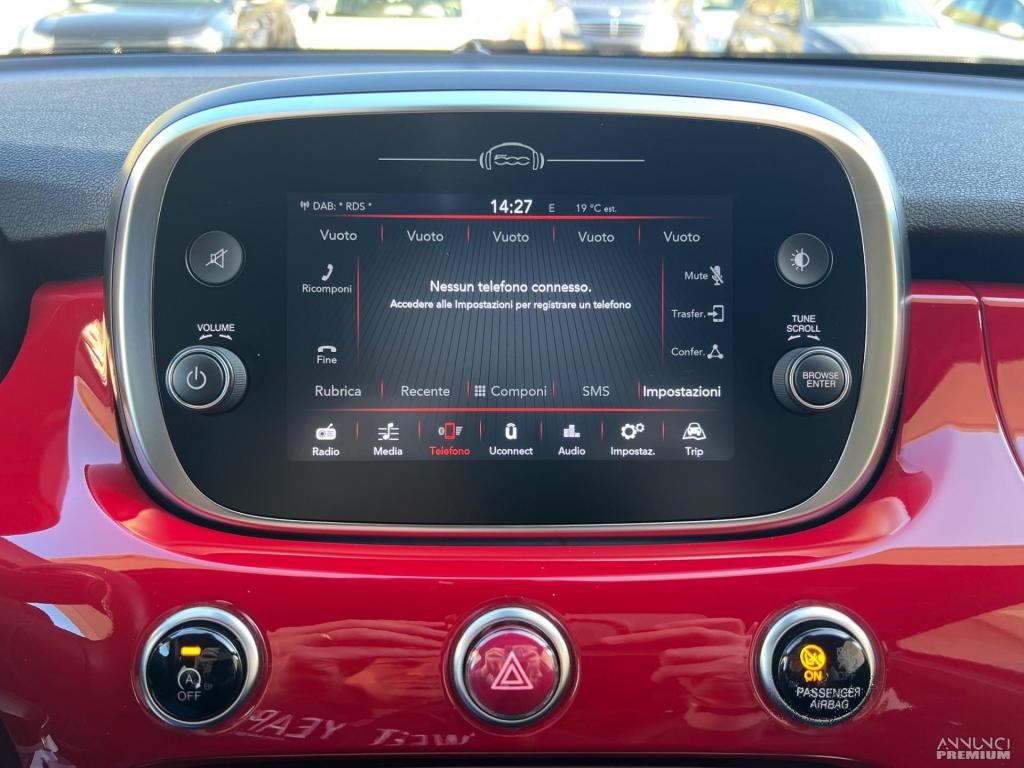 Fiat 500X 1.3 MultiJet 95 CV Red - 17/21
