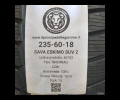 2 GOMME 235 60 18 SAVA A60183