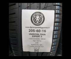 4 GOMME 205 60 16 UNIROYAL A58558
