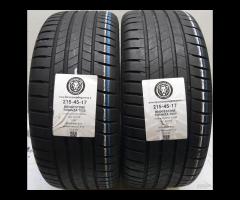 2 GOMME 215 45 17 BRIDGESTONE A60256