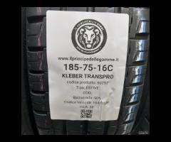 4 GOMME 185 75 16C KLEBER A60252