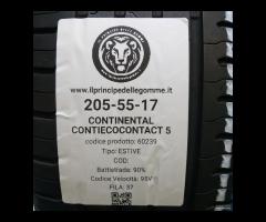 2 GOMME 205 55 17 CONTINENTAL A60239