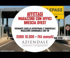 MAGAZZINO COMODO CASELLO AUTOSTRADA BRESCIA OVEST