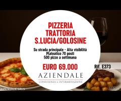 STORICA PIZZERIA TRATTORIA SU  STRADA PRINCIPALE