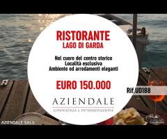 RISTORANTE IN PIENO CENTRO SUL LAGO DI GARDA