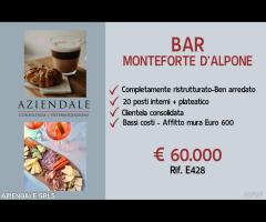 AZIENDALE - BAR AVVIATO MONTEFORTE D'ALPONE