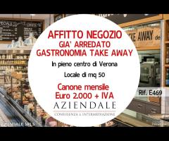 NEGOZIO GIA' ARREDATO GASTRONOMIA TAKE AWAY