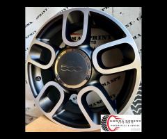 4 CERCHI IN LEGA ORIGINALI RAGGIO 15 FIAT 500