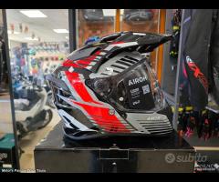 AIROH Casco ON-OFF Bandit - Spicy - Red