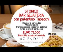 STORICO BAR GELATERIA CON PATENTINO TABACCHI