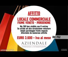 NEGOZIO VUOTO 8 VETRINE SU STRADA ALTO PASSAGIO - 1