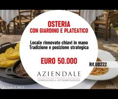 OSTERIA DI GRANDE FASCINO - PLATEATICO E GIARDINO - 1
