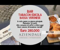 BAR TABACCHI CON PIZZERIA AL TAGLIO OTTIMI INCASSI