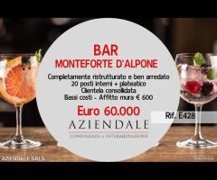 AZIENDALE - BAR AVVIATO MONTEFORTE D'ALPONE