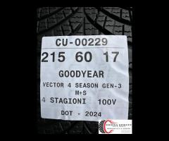 2 PNEUMATICI 215/60 R17 GOODYEAR 4 STAGIONI 75% - 4