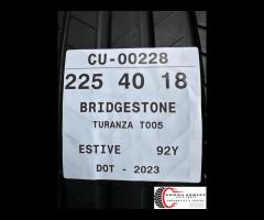 2 PNEUMATICI 225/40 R18 BRIDGESTONE ESTIVE - 4