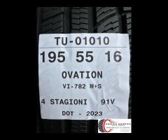 4 PNEUMATICI 195/55 R16 OVATION 4 STAGIONI 85% - 10