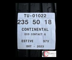 4 PNEUMATICI 235/50 R18 CONTINENTAL ESTIVE 80% - 10