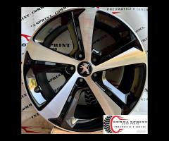 4 CERCHI IN LEGA ORIGINALI R17 PEUGEOT 308, 508