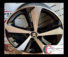 4 CERCHI IN LEGA ORIGINALI R17 PEUGEOT 308, 508