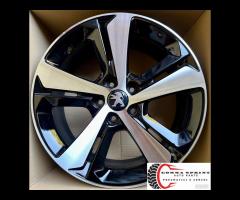 4 CERCHI IN LEGA ORIGINALI R17 PEUGEOT 308, 508 - 10