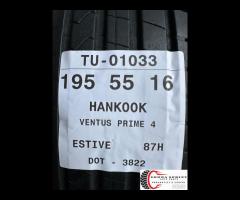 4 PNEUMATICI 195/55 R16 HANKOOK ESTIVE - 9