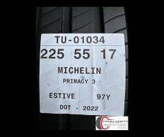 4 PNEUMATICI 225/55 R17 MICHELIN ESTIVE - 10