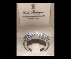 ANELLO FEDINA SETTE ORO 18kt. E DIAMANTI ct. 1,06