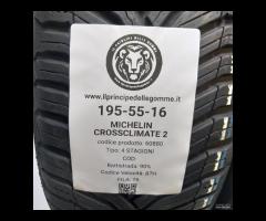 2 GOMME 195 55 16 MICHELIN A60880